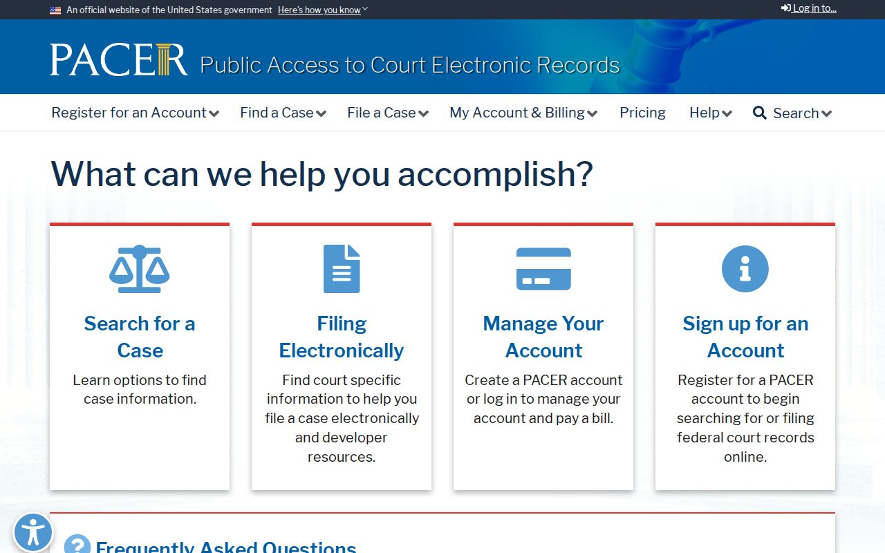 Warren County federal criminal case PACER records